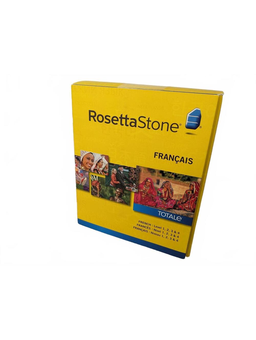 Rosetta Stone French Francais Level 1,2,3,4 Language Learning Software USA ver.4